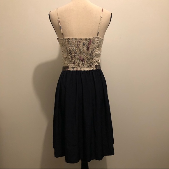 RACHEL Rachel Roy tie-dye bustier top adjustable straps navy blue skirt EUC SZ 4 - Picture 7 of 10